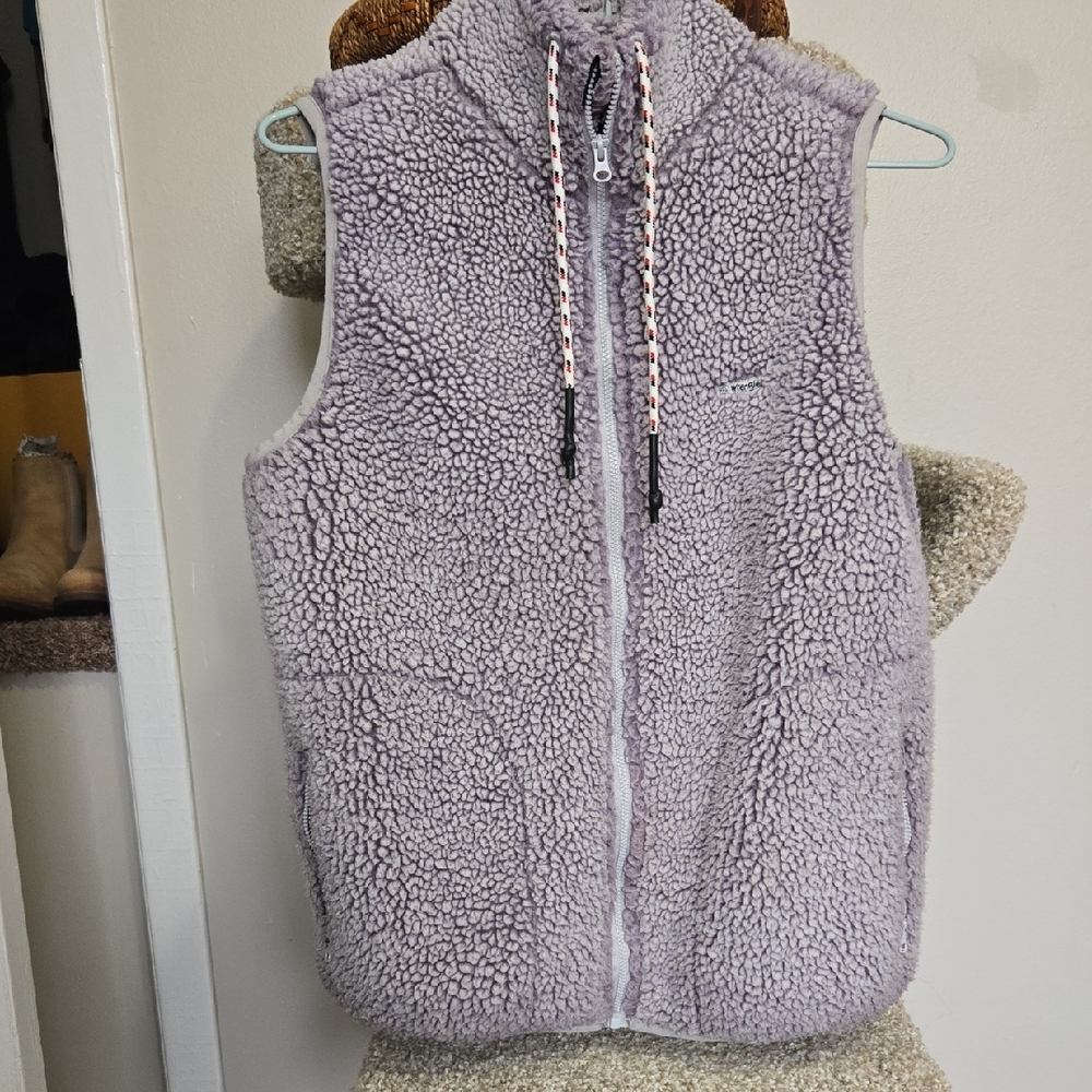 Wrangler Gray Sherpa Vest